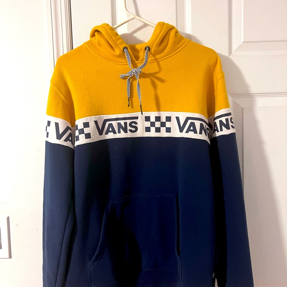 Vans Yellow and Blue Hoodie